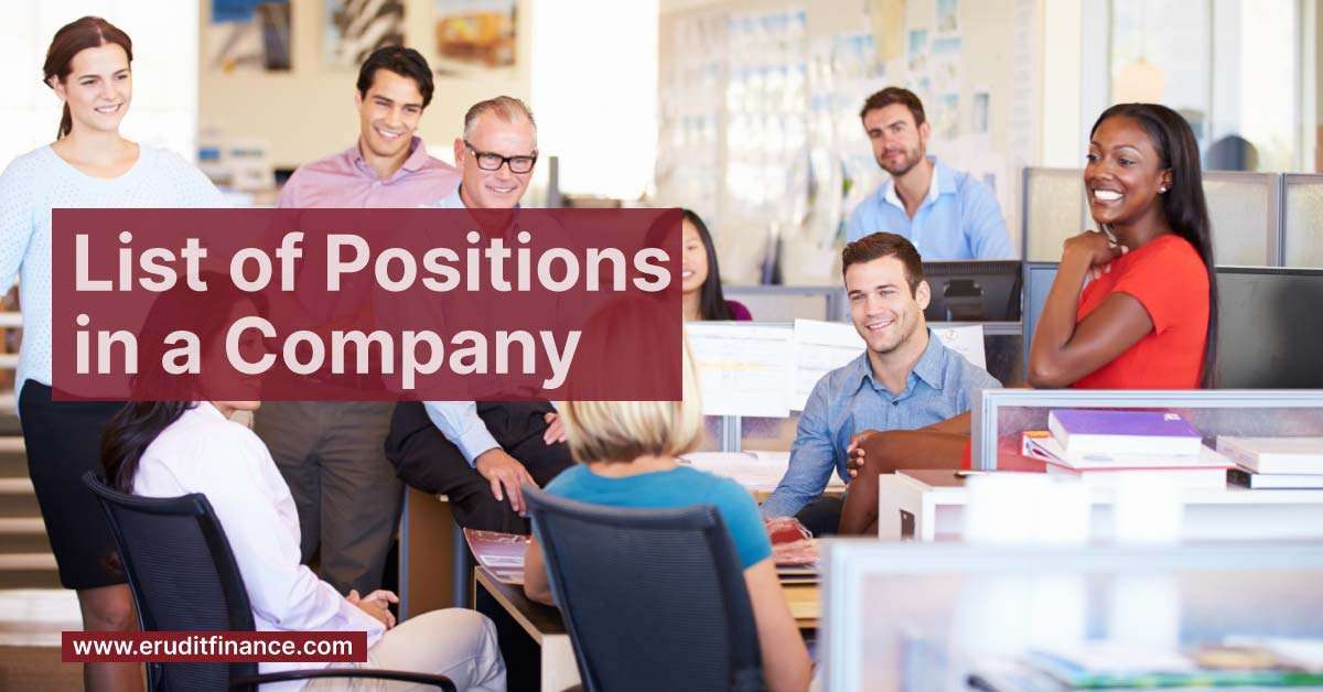 List of Positions in a Company From Highest to Lowest