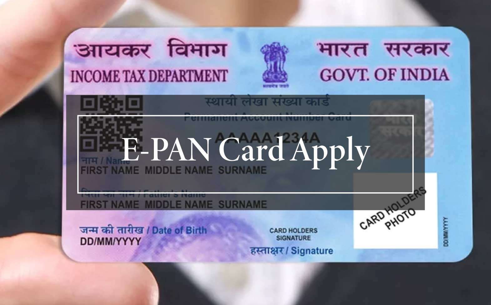 E PAN Card Apply